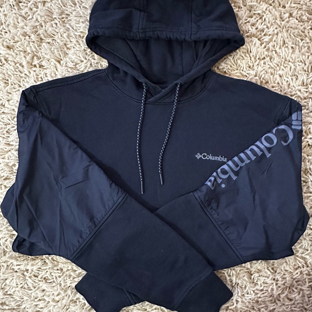 Columbia Men's Navy Blue Pull Over Hoodie